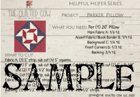 Helpful Heifer Parker Pillow