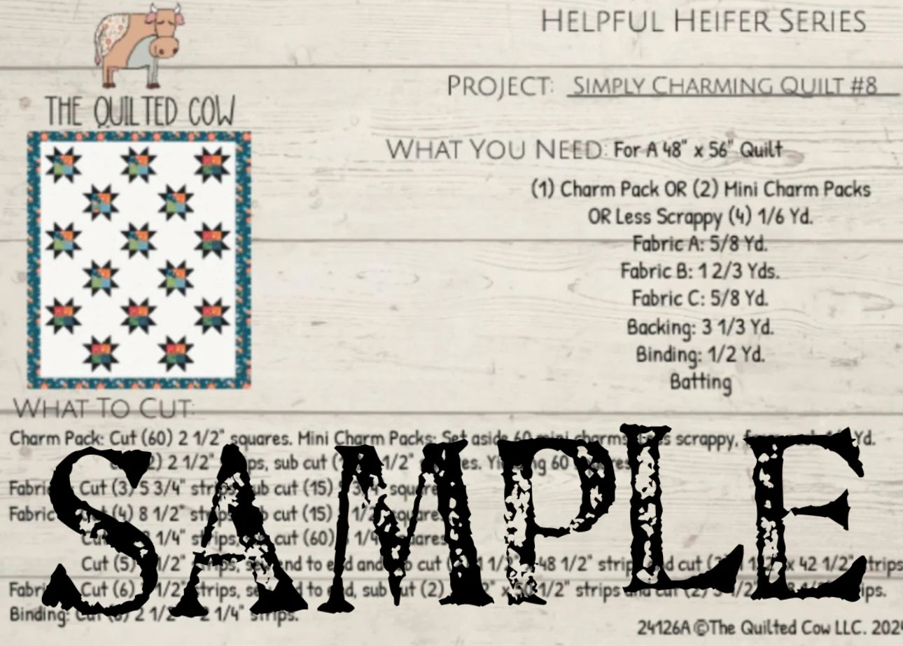 Helpful Heifer Simply Charming Quilt #8