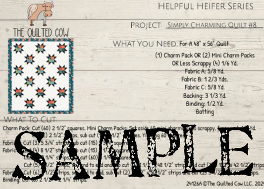 Helpful Heifer Simply Charming Quilt #8