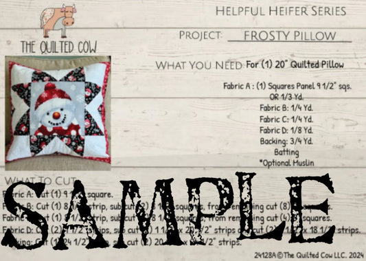 Helpful Heifer Frosty Pillow