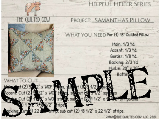 Helpful Heifer Samantha's Pillow