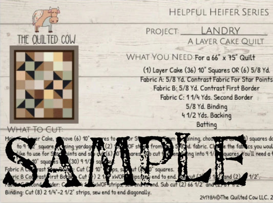Helpful Heifer Landry Layer Cake Quilt