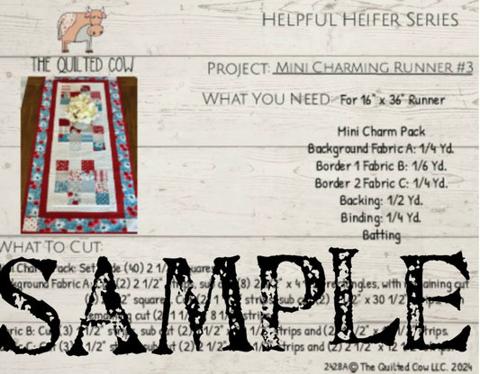 Helpful Heifer Mini Charming Runner #3