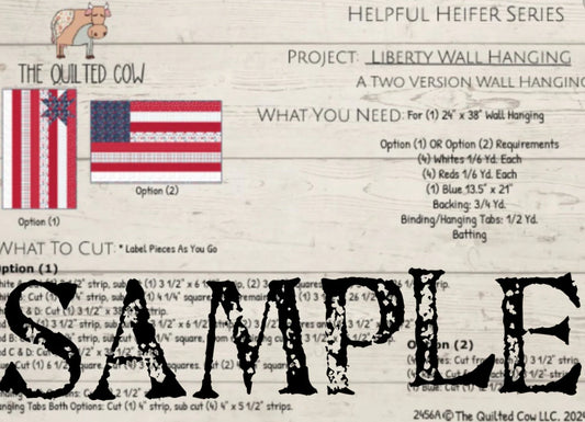 Helpful Heifer Liberty Wall Hanging