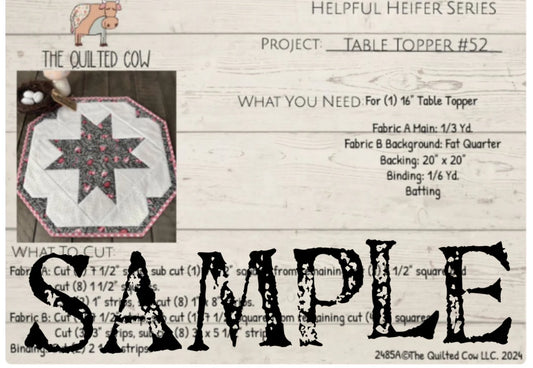 Helpful Heifer Table Topper #52