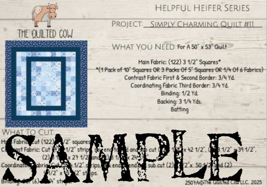Helpful Heifer Simply Charming Quilt #11