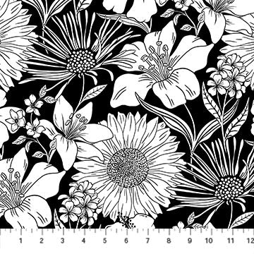 Northcott - Ebony & Ivory