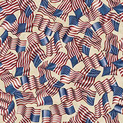 QT Fabrics - American Heroes Police