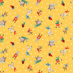 QT Fabrics- Winter Forest Friends