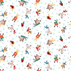 QT Fabrics- Winter Forest Friends