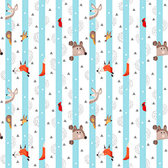 QT Fabrics- Winter Forest Friends