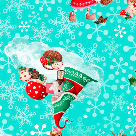 QT Fabrics - Gnome for the Holidays