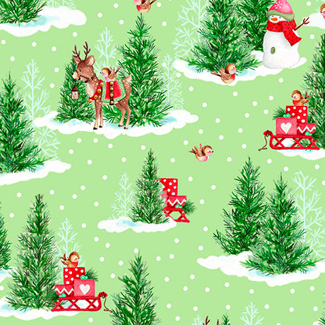 QT Fabrics - Gnome for the Holidays