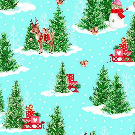 QT Fabrics - Gnome for the Holidays