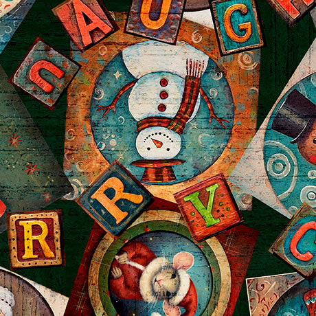 QT Fabrics - Santa's Workshop