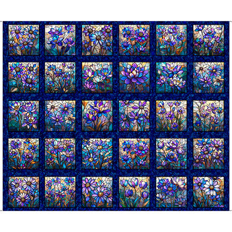 QT Fabrics - Mosaic Blooms