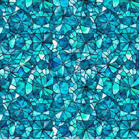 QT Fabrics - Mosaic Blooms