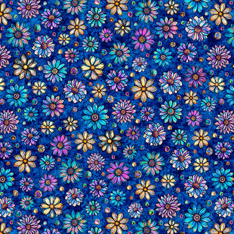 QT Fabrics - Mosaic Blooms