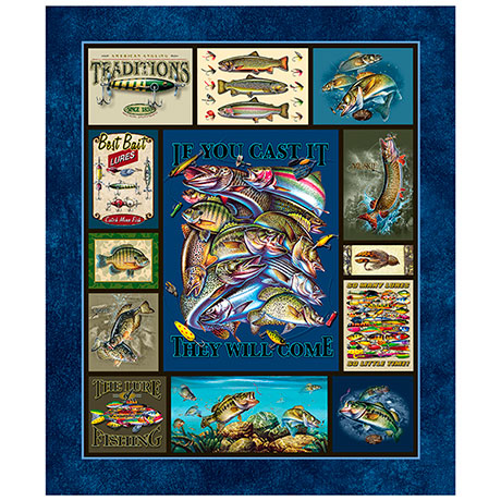 QT Fabrics - The Lure of Fishing