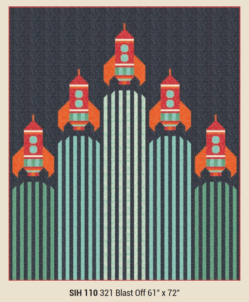 3, 2, 1 Blast Off Quilt