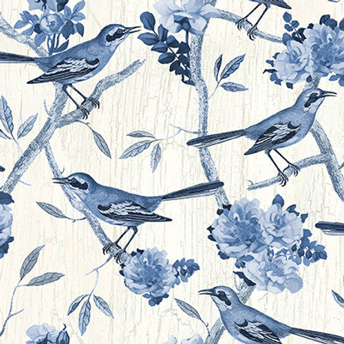 Blank - English Blue & White