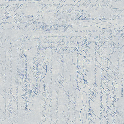 Blank - English Blue & White