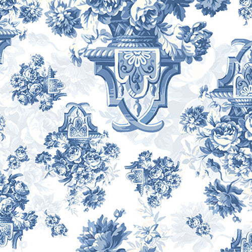 Blank - English Blue & White