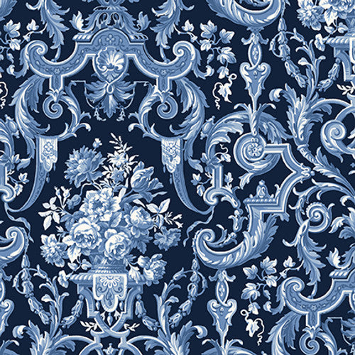 Blank - English Blue & White
