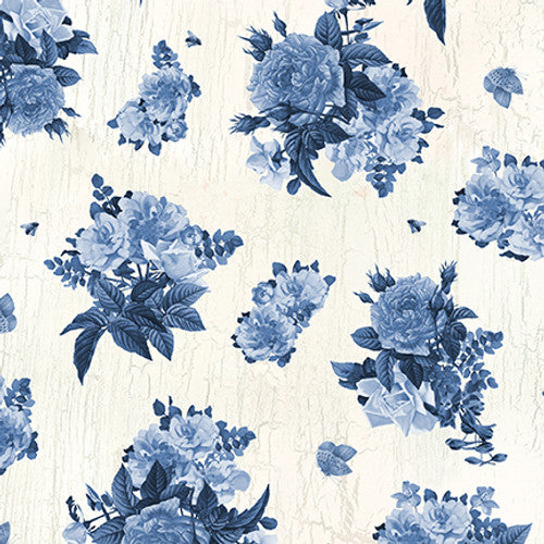 Blank - English Blue & White