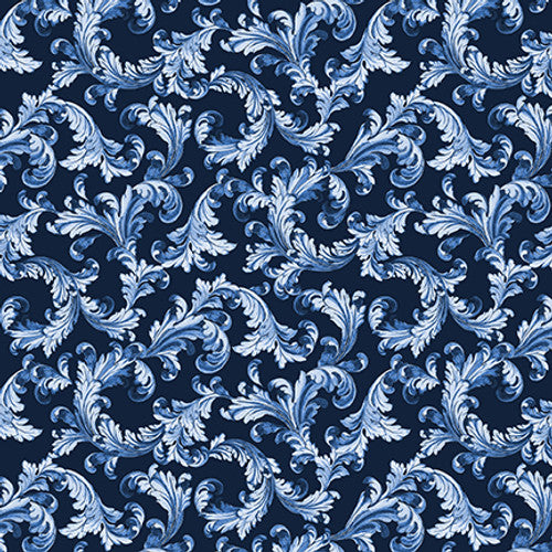 Blank - English Blue & White