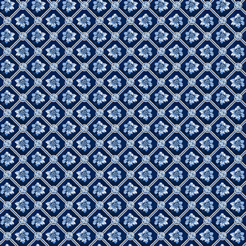 Blank - English Blue & White