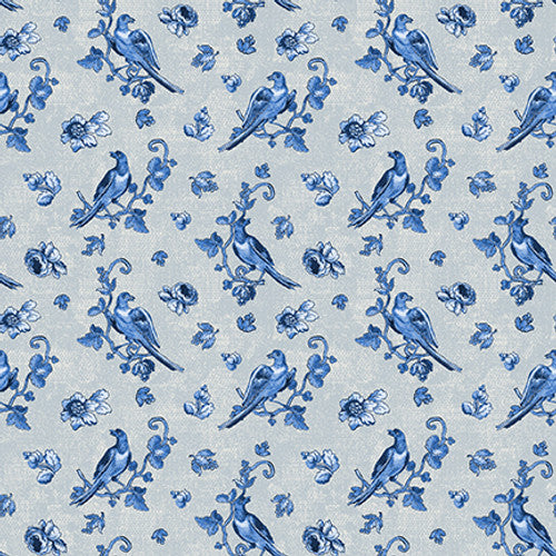 Blank - English Blue & White