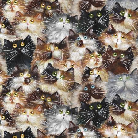 Windham Fabrics - Meowy Christmas