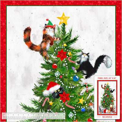 Windham Fabrics - Meowy Christmas