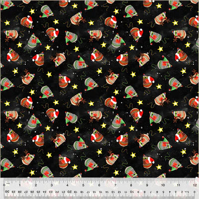 Windham Fabrics - Meowy Christmas