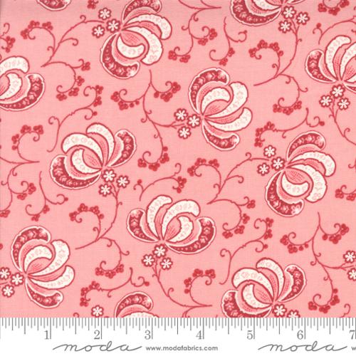Moda - Hollyhocks and Roses