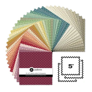 Andover Fabrics - Quiltessential Minis Pre-Cuts by Laundry Basket