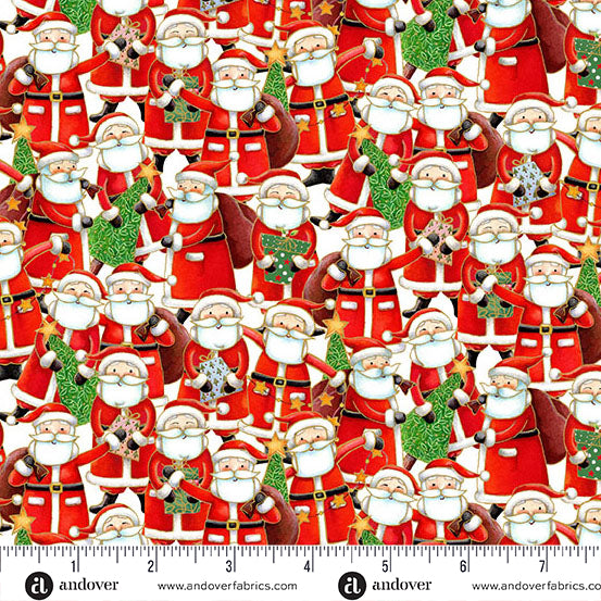 Andover - Jolly Saint Nick by Makower UK