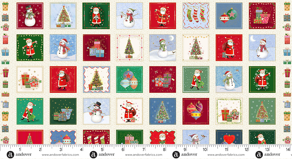 Andover - Jolly Saint Nick by Makower UK