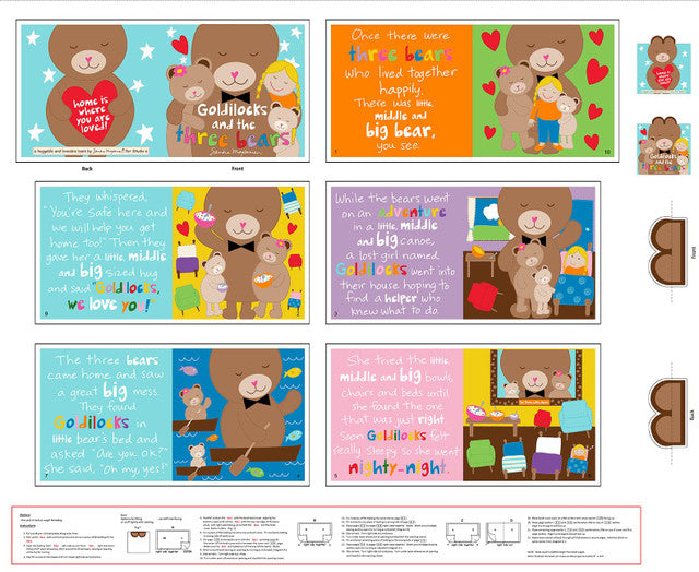 Studio-E Fabrics - Huggable & Lovable Panel Books