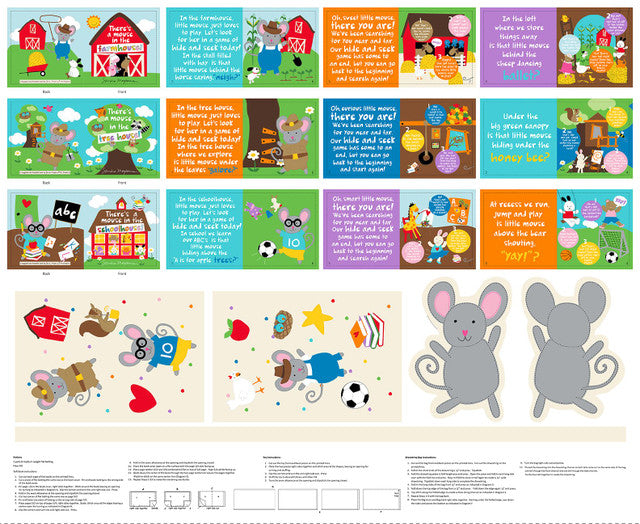 Studio-E Fabrics - Huggable & Lovable Panel Books