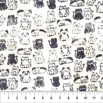 Banyan Batiks - Meow Meow