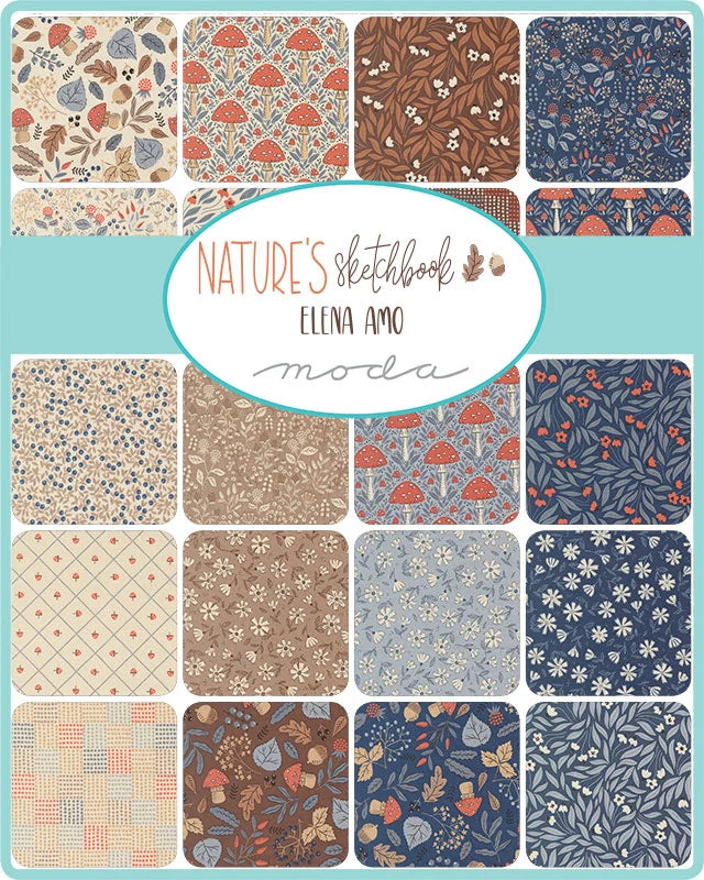 Moda Fabrics - Nature's Sketchbook Pre-Cuts