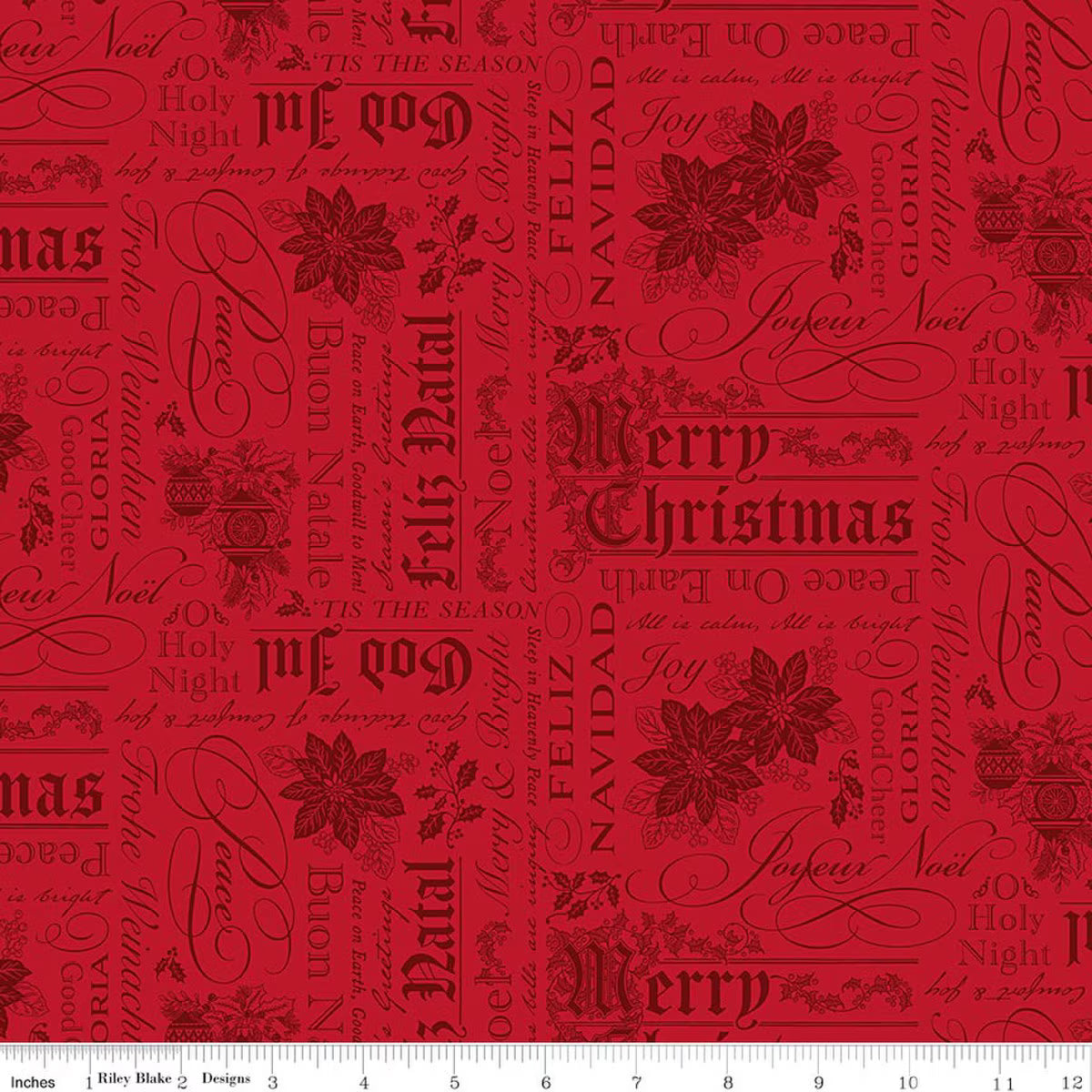 Riley Blake - Poinsettias at Christmas