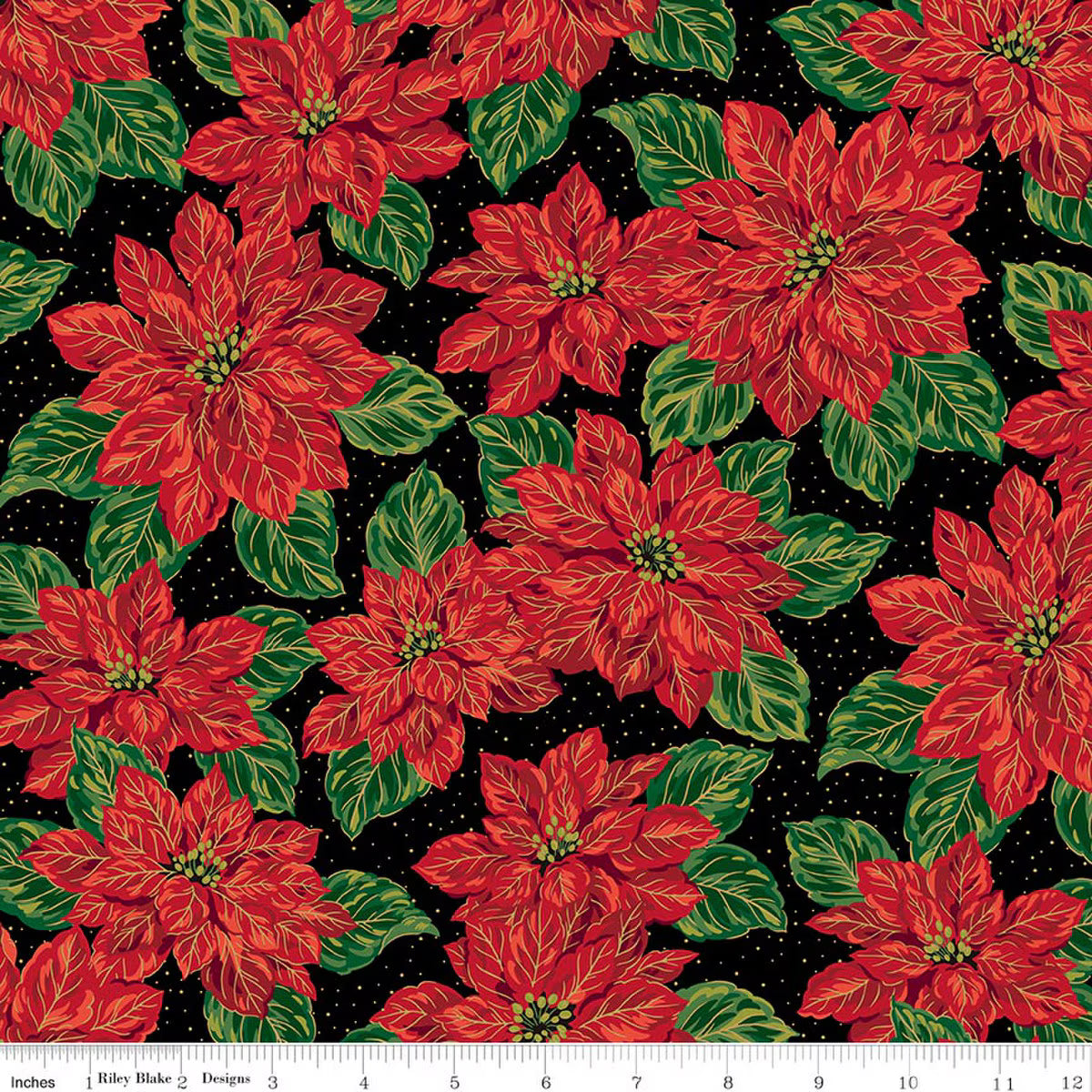 Riley Blake - Poinsettias at Christmas