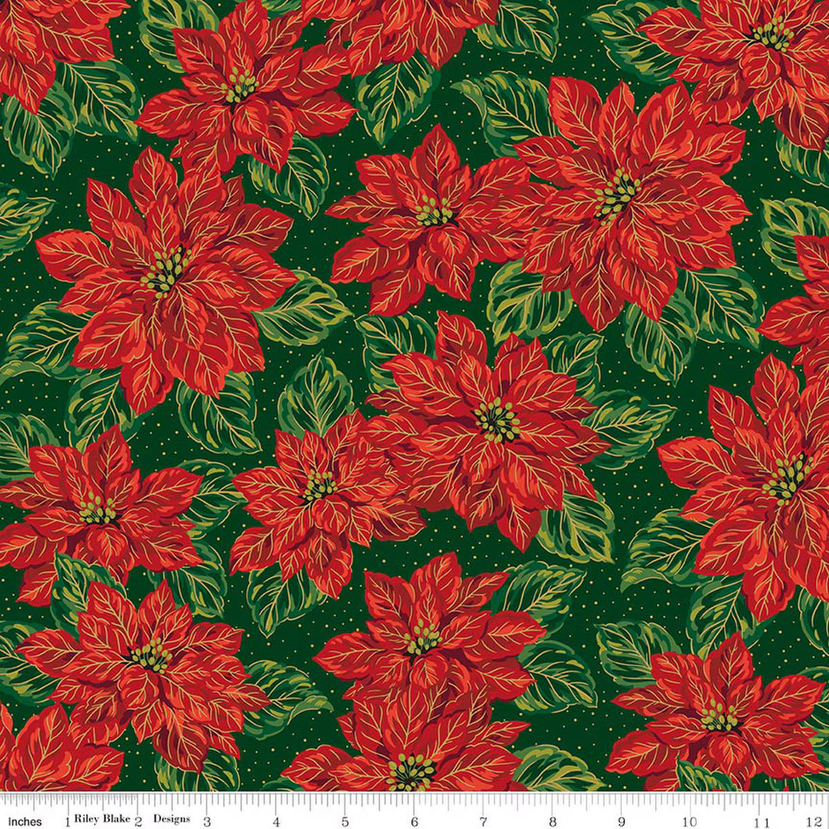 Riley Blake - Poinsettias at Christmas