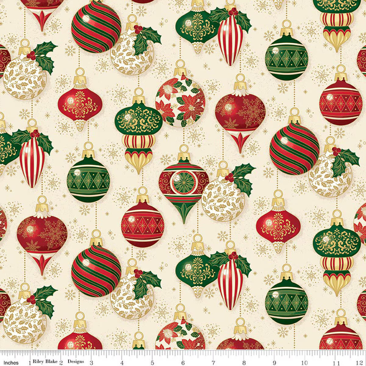 Riley Blake - Poinsettias at Christmas
