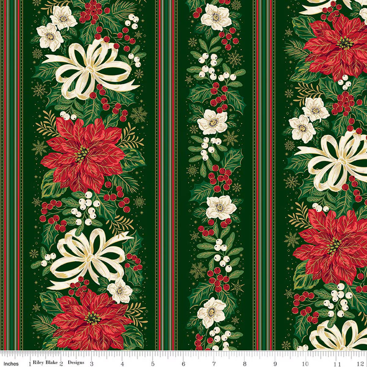 Riley Blake - Poinsettias at Christmas