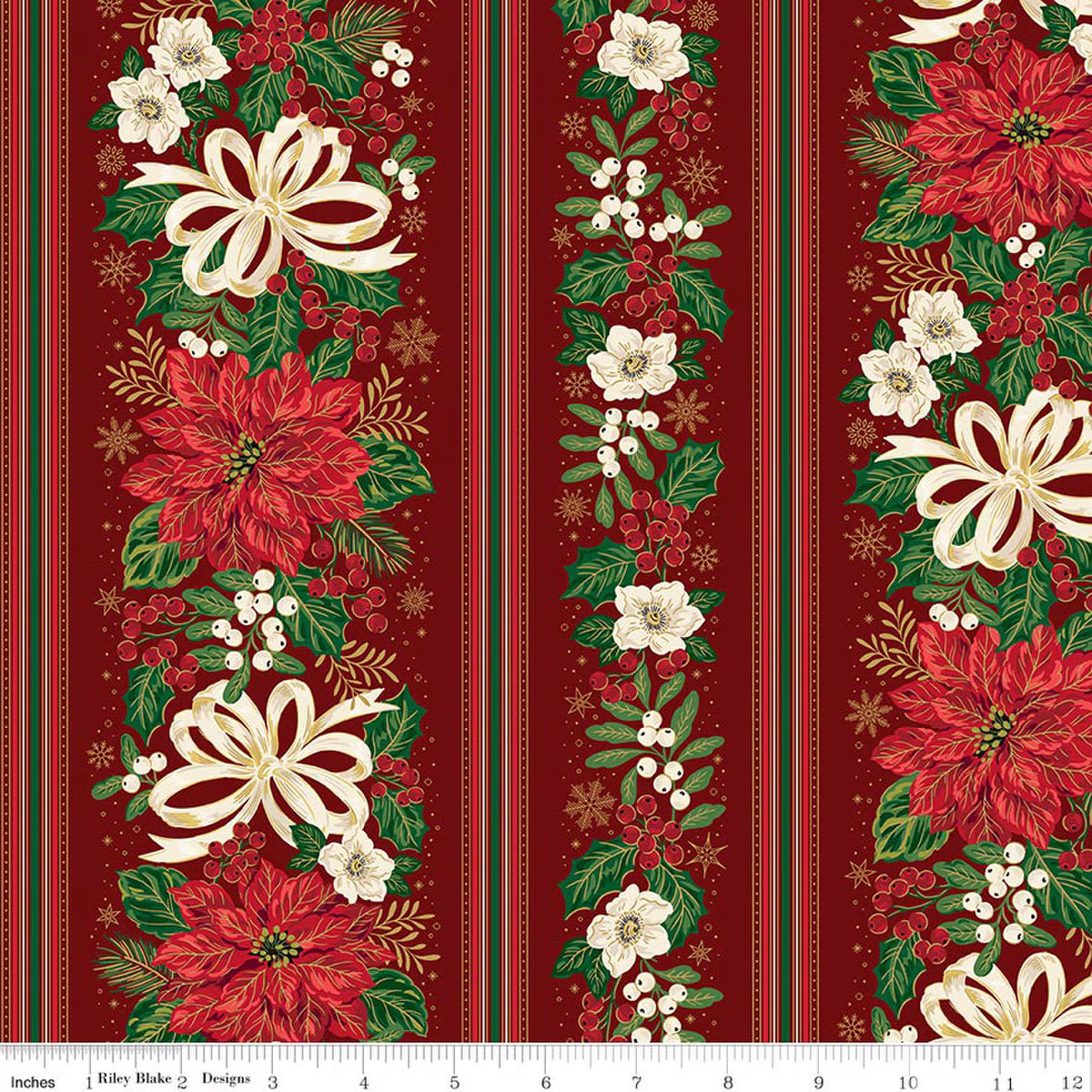 Riley Blake - Poinsettias at Christmas