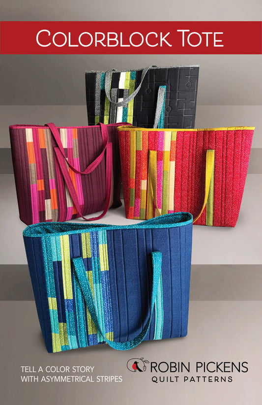 Color Block Tote - Robert Pickens Quilt Patterns